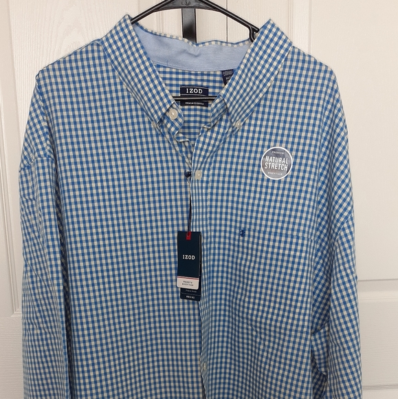 Izod Other - Izod Big and Tall Gingham Shirt